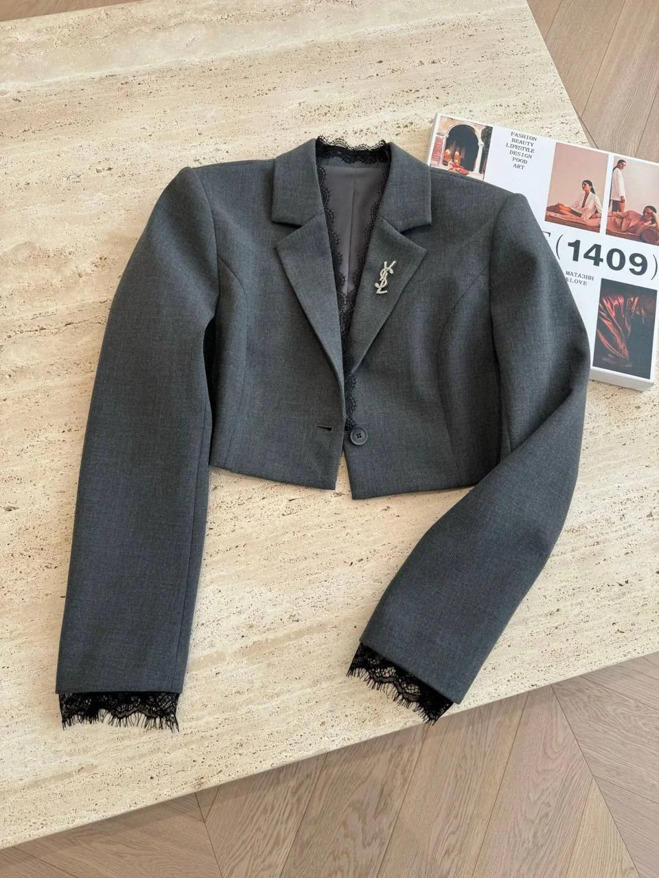 Жіночий Жакет + сукня - Saint Laurent